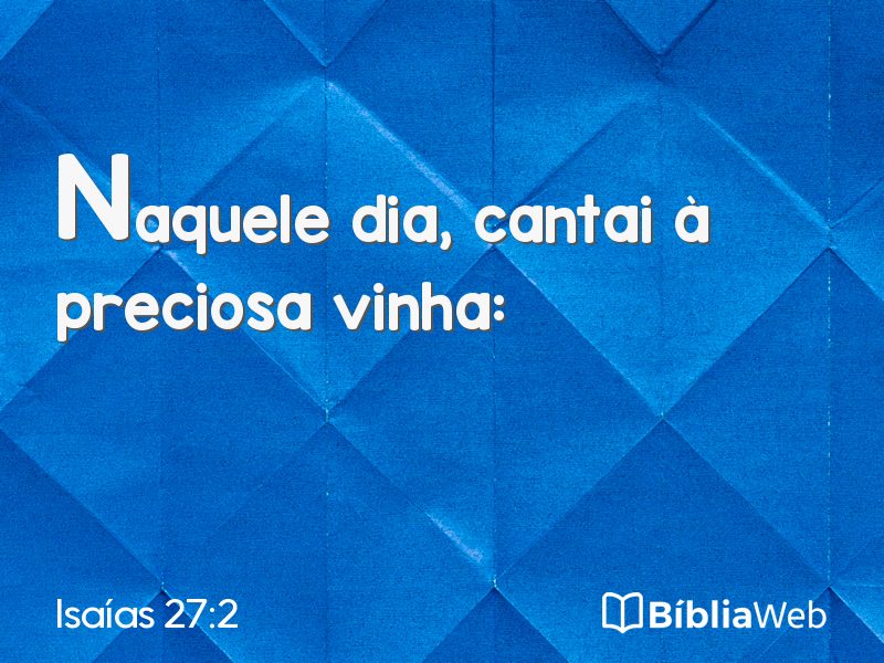Isaías 27:2 em imagem para compartilhar
