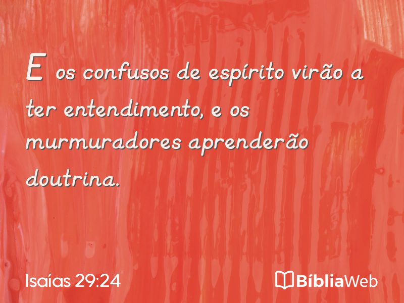 Isaías 29:24 em imagem para compartilhar