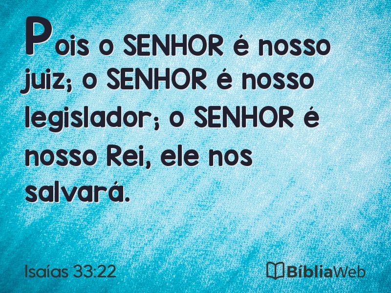 Isaías 33:22 em imagem para compartilhar