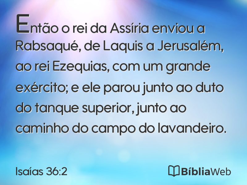 Isaías 36:2 em imagem para compartilhar