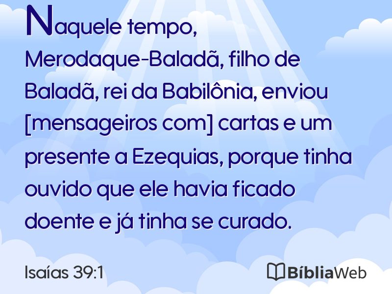 Isaías 39:1 em imagem para compartilhar