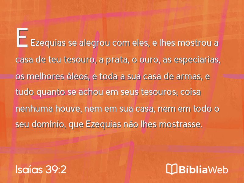 Isaías 39:2 em imagem para compartilhar