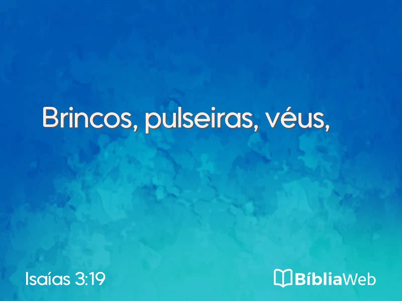 Isaías 3:19 em imagem para compartilhar