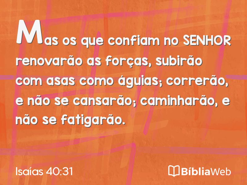 Isaías 40:31 em imagem para compartilhar