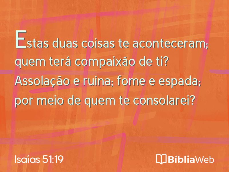 Isaías 51:19 em imagem para compartilhar
