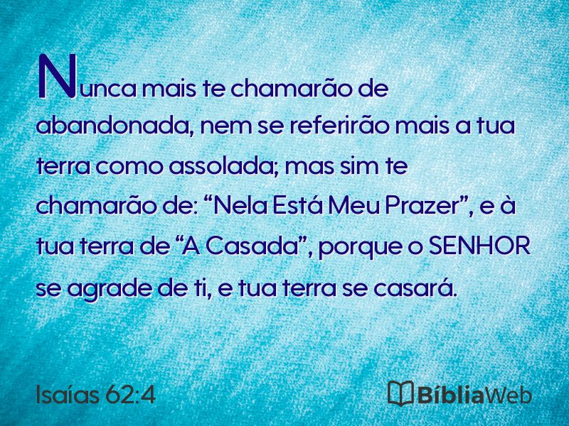 Isaías 62:4 em imagem para compartilhar