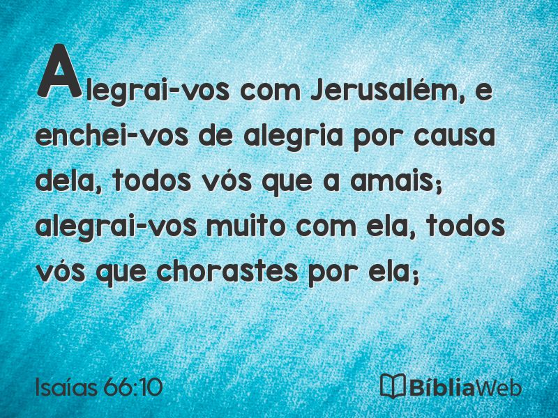 Isaías 66:10 em imagem para compartilhar