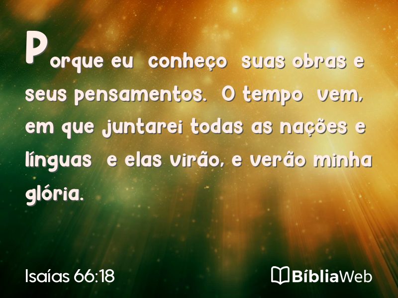 Isaías 66:18 em imagem para compartilhar
