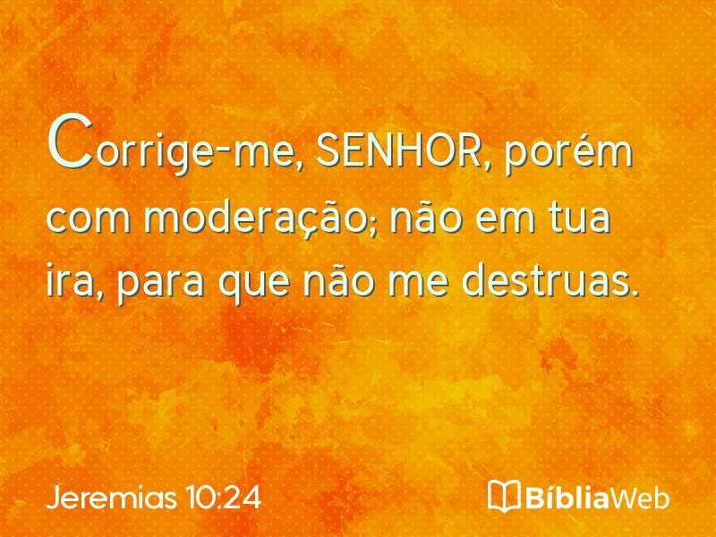 Jeremias 10:24 em imagem para compartilhar