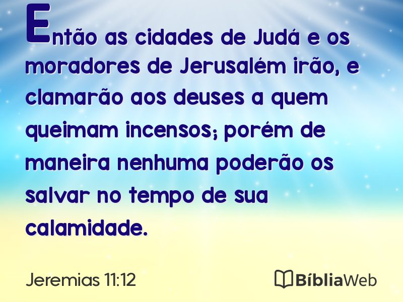 Jeremias 11:12 em imagem para compartilhar