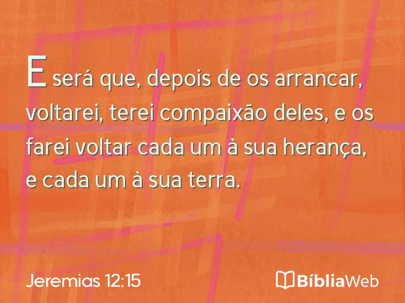 Jeremias 12:15 em imagem para compartilhar