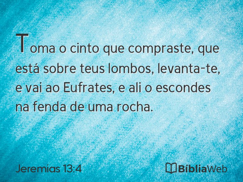 Jeremias 13:4 em imagem para compartilhar