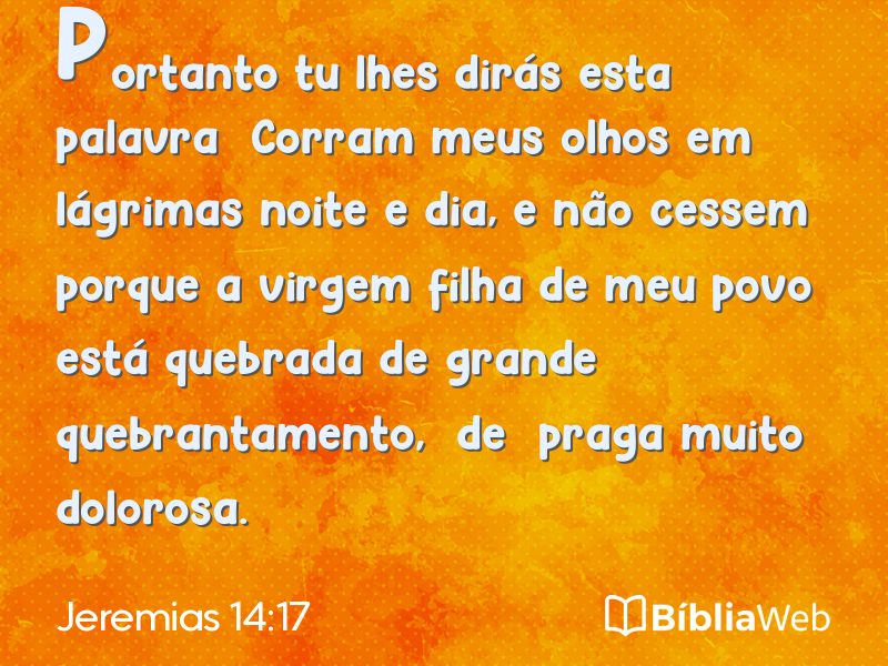 Jeremias 14:17 em imagem para compartilhar