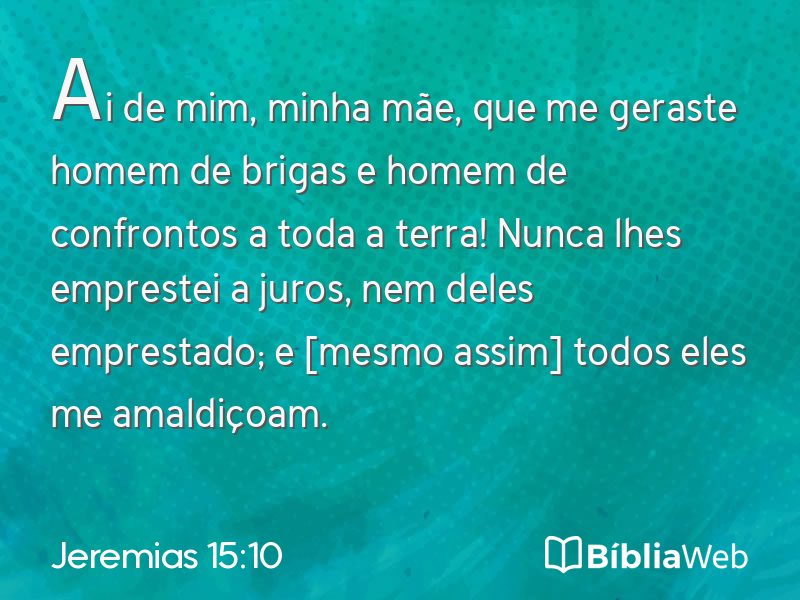 Jeremias 15:10 em imagem para compartilhar