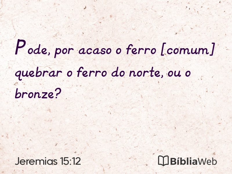 Jeremias 15:12 em imagem para compartilhar