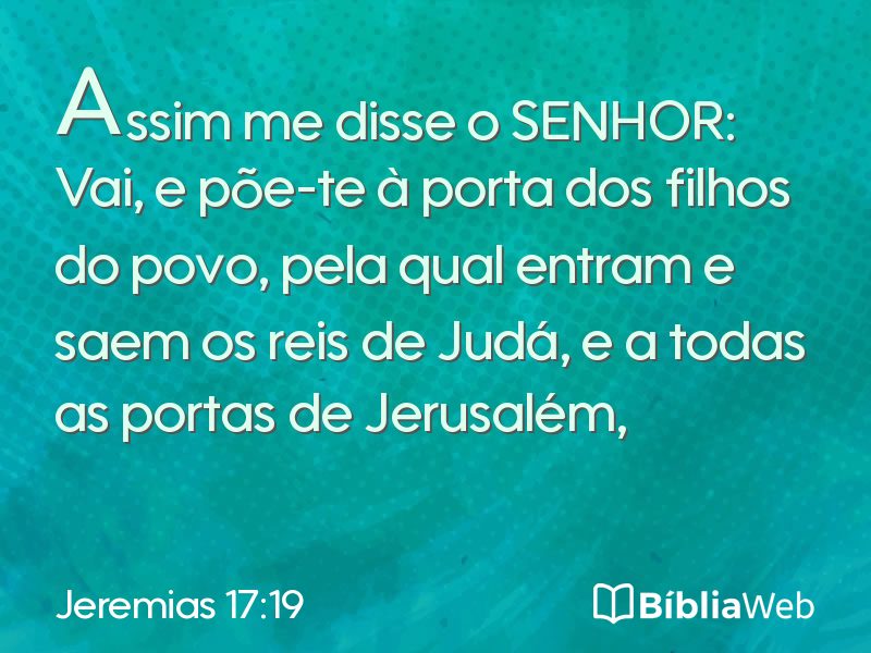 Jeremias 17:19 em imagem para compartilhar