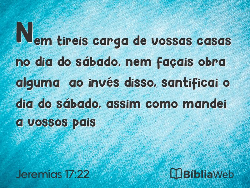 Jeremias 17:22 em imagem para compartilhar