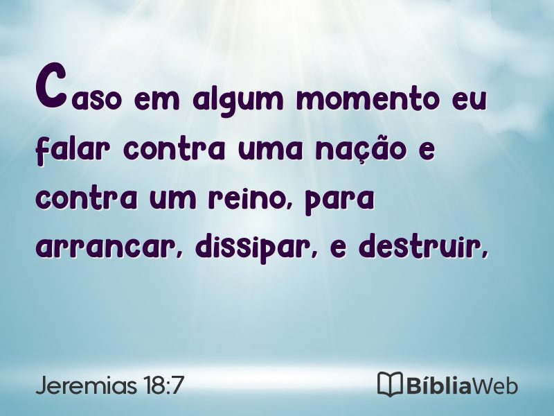 Jeremias 18:7 em imagem para compartilhar