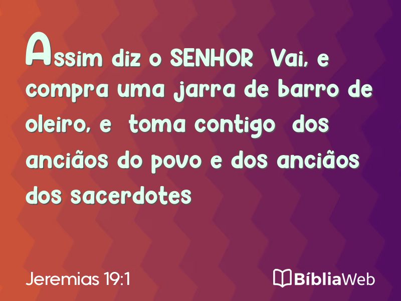 Jeremias 19:1 em imagem para compartilhar
