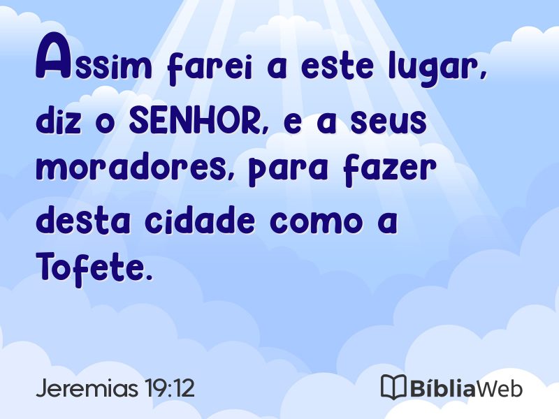 Jeremias 19:12 em imagem para compartilhar