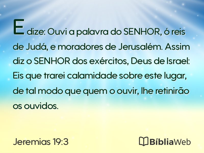 Jeremias 19:3 em imagem para compartilhar