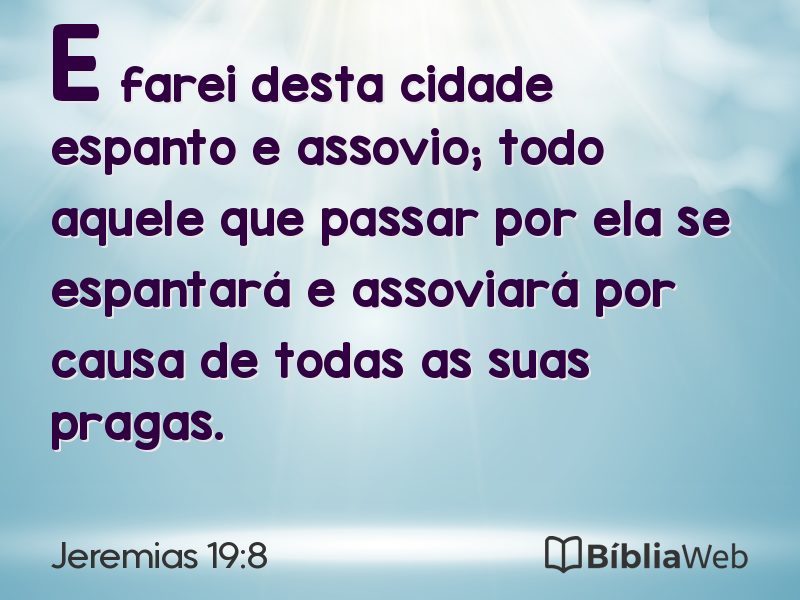 Jeremias 19:8 em imagem para compartilhar