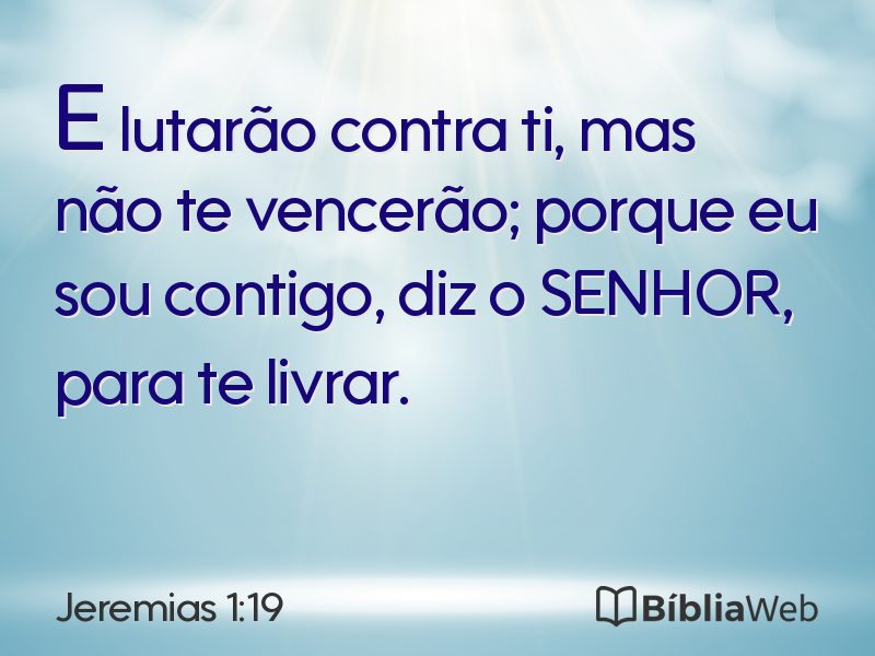 Jeremias 1:19 em imagem para compartilhar
