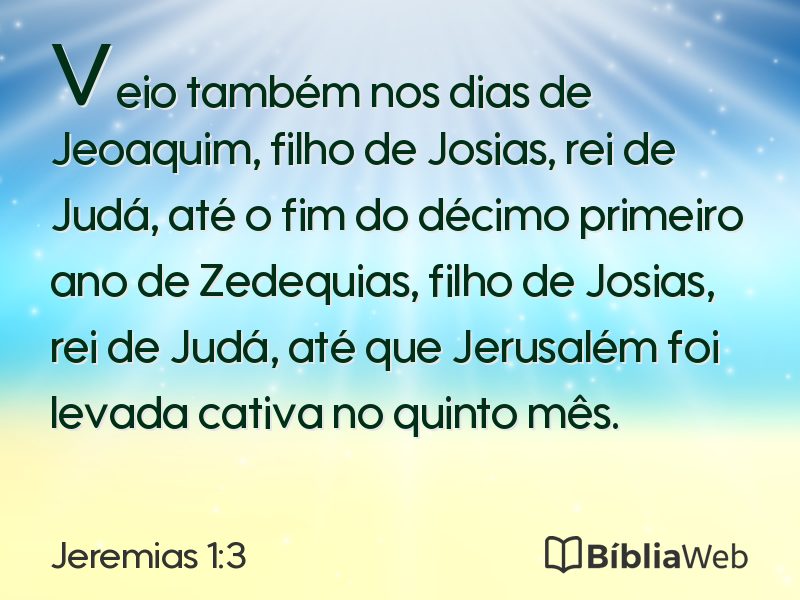 Jeremias 1:3 em imagem para compartilhar