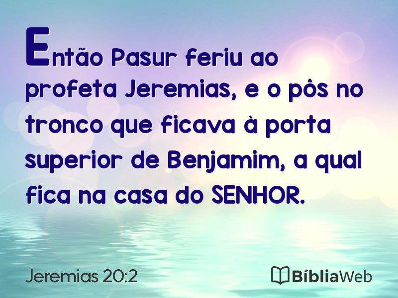 Jeremias 20:2 em imagem para compartilhar