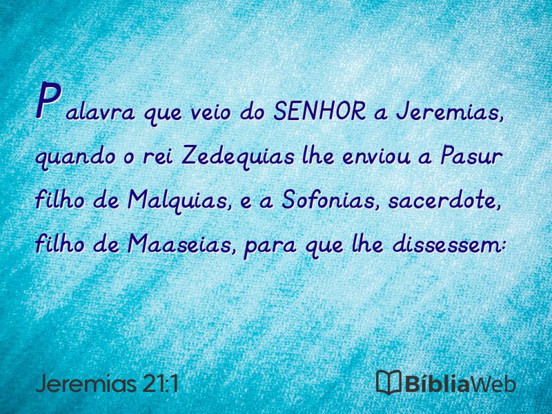 Jeremias 21:1 em imagem para compartilhar