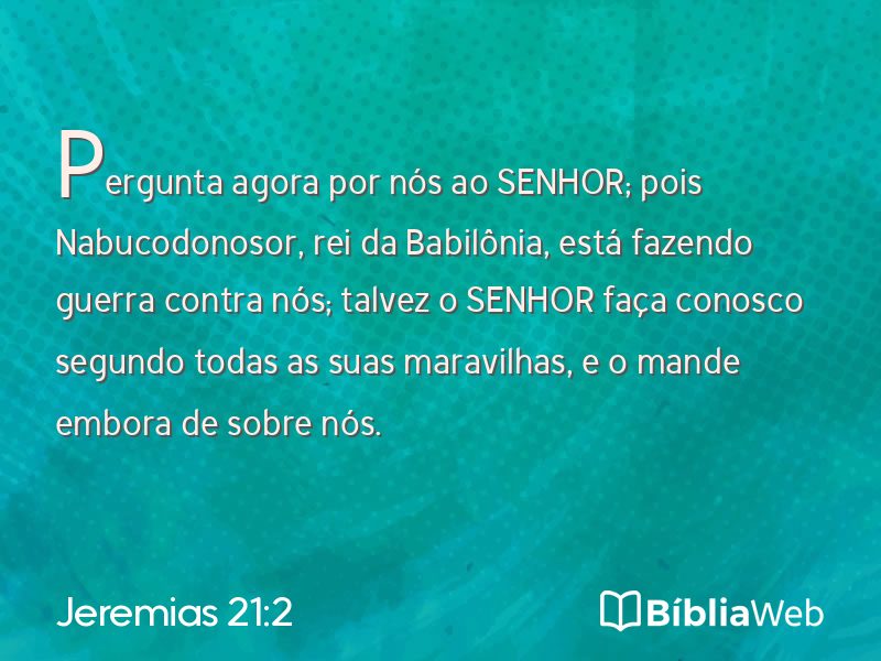 Jeremias 21:2 em imagem para compartilhar