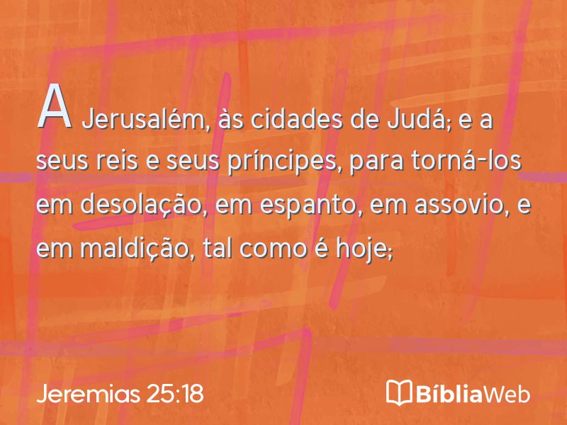 Jeremias 25:18 em imagem para compartilhar