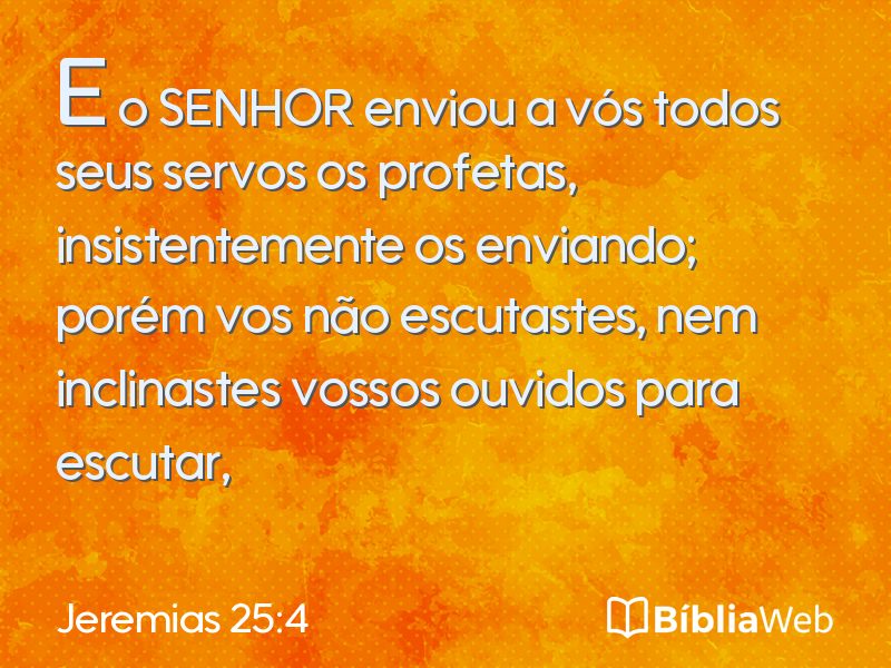 Jeremias 25:4 em imagem para compartilhar
