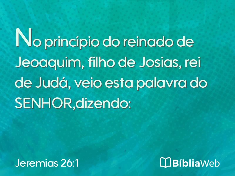 Jeremias 26:1 em imagem para compartilhar