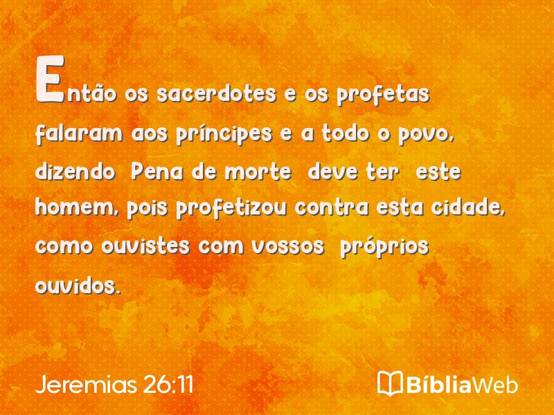 Jeremias 26:11 em imagem para compartilhar