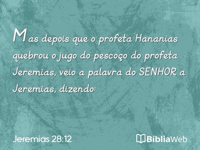 Jeremias 28:12 em imagem para compartilhar