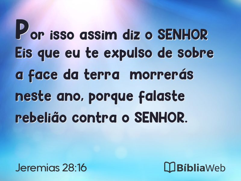 Jeremias 28:16 em imagem para compartilhar