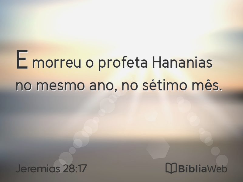 Jeremias 28:17 em imagem para compartilhar