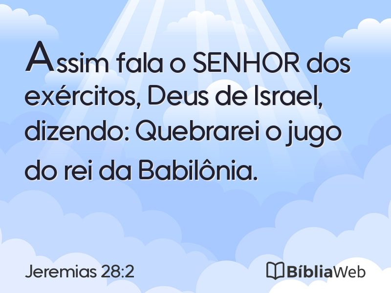 Jeremias 28:2 em imagem para compartilhar