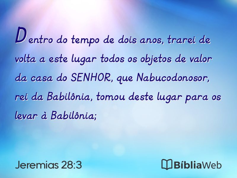 Jeremias 28:3 em imagem para compartilhar