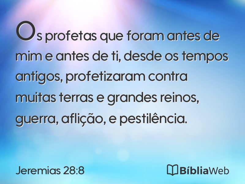 Jeremias 28:8 em imagem para compartilhar