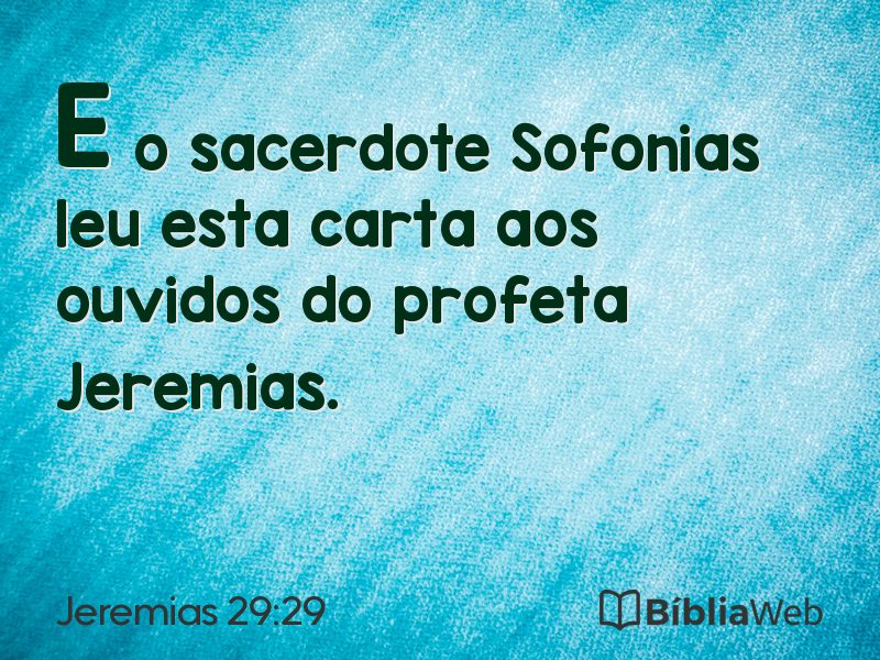 Jeremias 29:29 em imagem para compartilhar