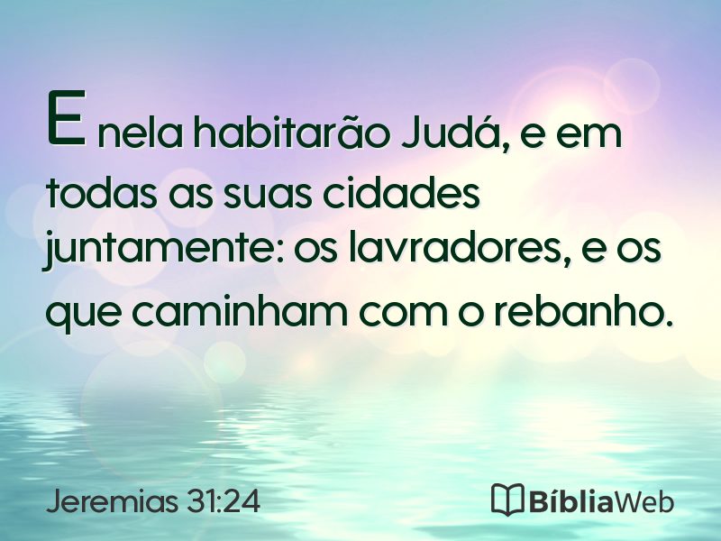 Jeremias 31:24 em imagem para compartilhar