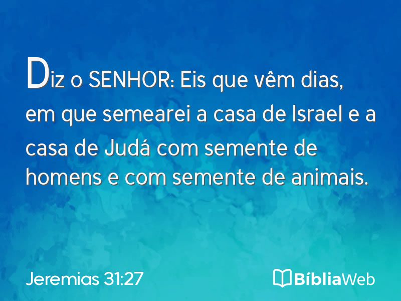Jeremias 31:27 em imagem para compartilhar