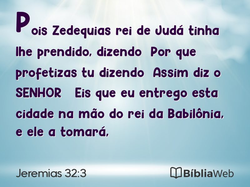 Jeremias 32:3 em imagem para compartilhar