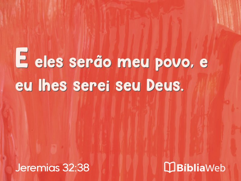 Jeremias 32:38 em imagem para compartilhar