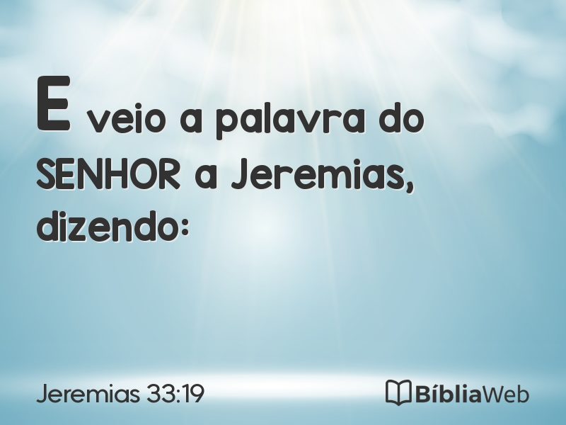 Jeremias 33:19 em imagem para compartilhar