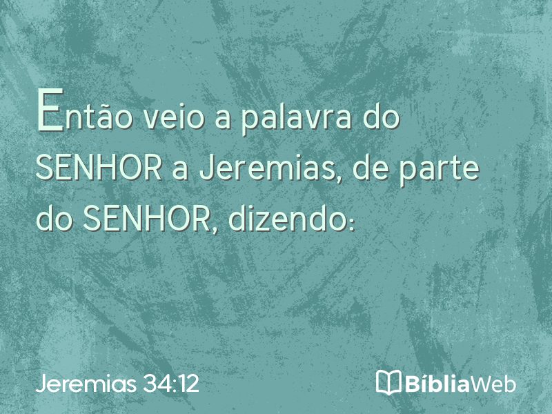 Jeremias 34:12 em imagem para compartilhar