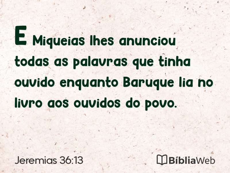 Jeremias 36:13 em imagem para compartilhar