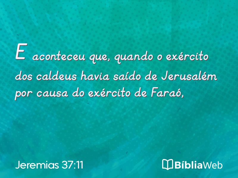 Jeremias 37:11 em imagem para compartilhar